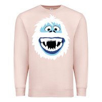 Pale Pink bumble face Premium Sweatshirt - PixelFlow