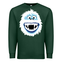 Sports Green bumble face Premium Sweatshirt - PixelFlow