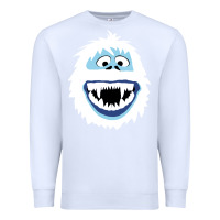 White bumble face Premium Sweatshirt - PixelFlow