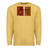 Antique Gold It’s Always Sunny Painting Premium Sweatshirt - PixelFlow