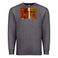Charcoal Heather It’s Always Sunny Painting Premium Sweatshirt - PixelFlow