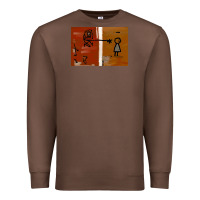 Chestnut It’s Always Sunny Painting Premium Sweatshirt - PixelFlow