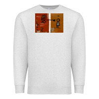 Oatmeal Heather It’s Always Sunny Painting Premium Sweatshirt - PixelFlow