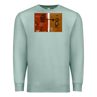 Seafoam It’s Always Sunny Painting Premium Sweatshirt - PixelFlow