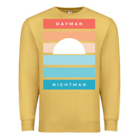 Antique Gold DAYMAN NIGHTMAN - It's Always Sunny Premium Sweatshirt - PixelFlow