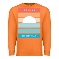 Carrot DAYMAN NIGHTMAN - It's Always Sunny Premium Sweatshirt - PixelFlow