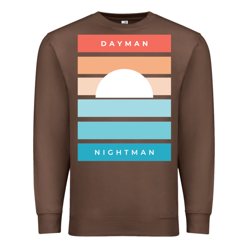Dayman Nightman - It's Always Sunny Premium Sweatshirt by PixelFlow | Teevron