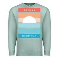 Seafoam DAYMAN NIGHTMAN - It's Always Sunny Premium Sweatshirt - PixelFlow