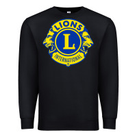 Black lions clubs international classic Premium Sweatshirt - PixelFlow