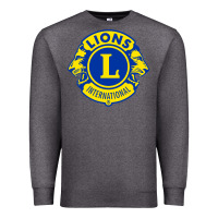 Charcoal Heather lions clubs international classic Premium Sweatshirt - PixelFlow