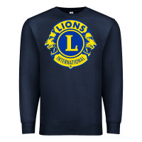 Navy lions clubs international classic Premium Sweatshirt - PixelFlow