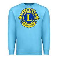 Ocean Blue lions clubs international classic Premium Sweatshirt - PixelFlow