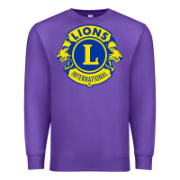 Purple lions clubs international classic Premium Sweatshirt - PixelFlow