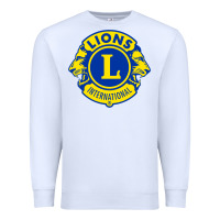 White lions clubs international classic Premium Sweatshirt - PixelFlow