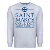 Heather Grey saint mary's college belles Premium Sweatshirt - PixelFlow
