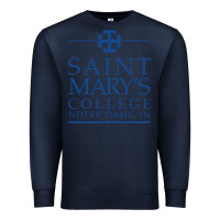 Navy saint mary's college belles Premium Sweatshirt - PixelFlow