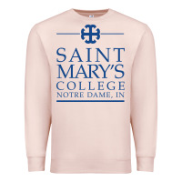 Pale Pink saint mary's college belles Premium Sweatshirt - PixelFlow