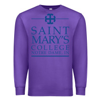 Purple saint mary's college belles Premium Sweatshirt - PixelFlow