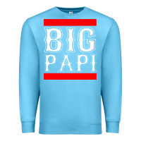 Ocean Blue big papi Premium Sweatshirt - PixelFlow