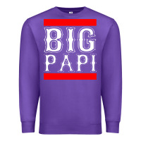 Purple big papi Premium Sweatshirt - PixelFlow