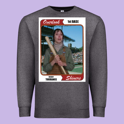 Wendy Torrance Vinatge Baseball Card Premium Sweatshirt Designed By Pixelflow