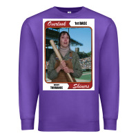 Purple Wendy torrance vinatge baseball card Premium Sweatshirt - PixelFlow