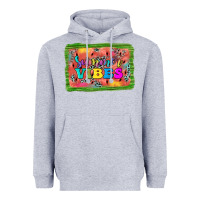 Heather Grey summer vibes watermelon Heavyweight Hoodie - JahusDesignShop