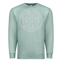 Seafoam Crass   There Is No  Authority But Yourself Classic Premium Sweatshirt - PixelFlow