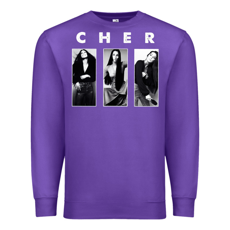 Cher, Cher Heart Of Stone, Cher Cher Cher Cher Cher, Cher Cher Cher Ch Premium Sweatshirt by PixelFlow | Teevron