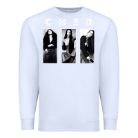 White Cher, Cher Heart of Stone, Cher Cher Cher Cher Cher, Cher Cher Cher Ch Premium Sweatshirt - PixelFlow