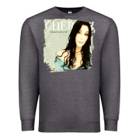 Charcoal Heather Cher Believe Tour, Cher Believe Tours, Cher, Believe, Tour, the Cher B Premium Sweatshirt - PixelFlow