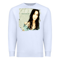White Cher Believe Tour, Cher Believe Tours, Cher, Believe, Tour, the Cher B Premium Sweatshirt - PixelFlow