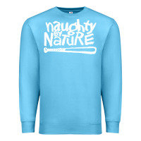Ocean Blue naughty by nature Premium Sweatshirt - PixelFlow