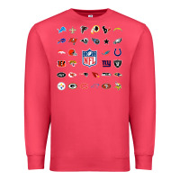 Cardinal american football team collage    wall art Premium Sweatshirt - PixelFlow