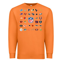 Carrot american football team collage    wall art Premium Sweatshirt - PixelFlow