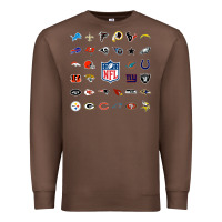 Chestnut american football team collage    wall art Premium Sweatshirt - PixelFlow