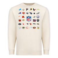 Sandshell american football team collage    wall art Premium Sweatshirt - PixelFlow