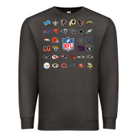 Smoke american football team collage    wall art Premium Sweatshirt - PixelFlow