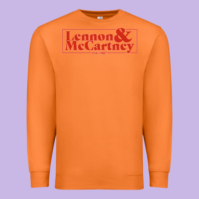 Lennon & Mccartney Classic Premium Sweatshirt Designed By Pixelflow