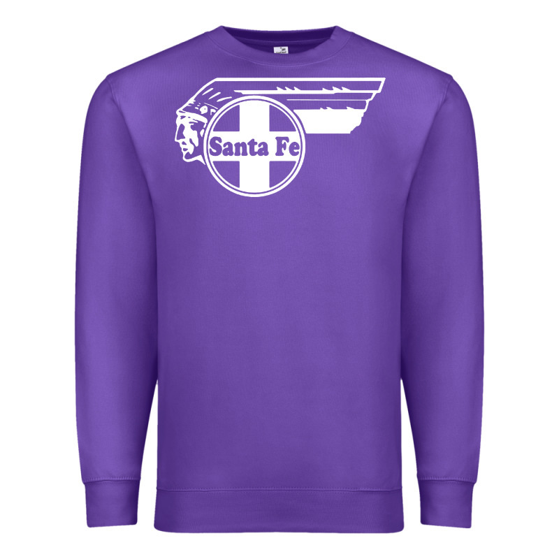 Big Chief Clean Santa Fe Railroad Premium Sweatshirt by PixelFlow | Teevron