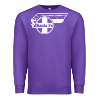 Purple big chief clean santa fe railroad Premium Sweatshirt - PixelFlow