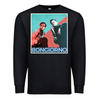 Black Inglorious Basterds - Bongiorno poster GIFT Premium Sweatshirt - PixelFlow