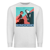 Oatmeal Heather Inglorious Basterds - Bongiorno poster GIFT Premium Sweatshirt - PixelFlow
