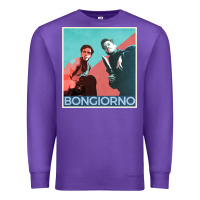 Purple Inglorious Basterds - Bongiorno poster GIFT Premium Sweatshirt - PixelFlow