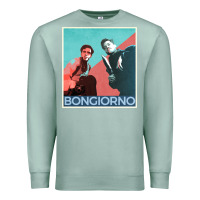 Seafoam Inglorious Basterds - Bongiorno poster GIFT Premium Sweatshirt - PixelFlow