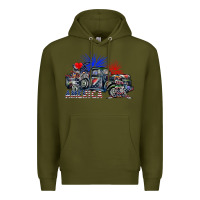 Army Green america Premium Hoodie - SublimationCraftShop