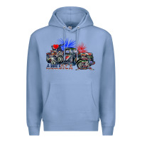 Colony Blue america Premium Hoodie - SublimationCraftShop