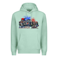 Seafoam america Premium Hoodie - SublimationCraftShop