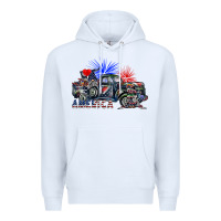 White america Premium Hoodie - SublimationCraftShop