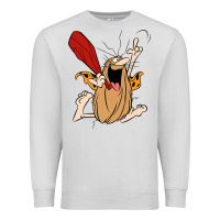 Dove Grey captain caveman captain caveman unga bunga premium t shirt Premium Sweatshirt - PixelFlow